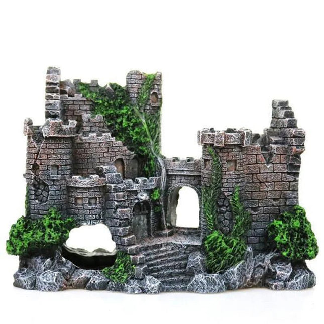 Fish Tank Decor Ancient City Ruins Landscape - Fish Tank Decor - Aquarius - Mad Fly Essentials