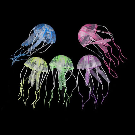Fish Tank Decor Artificial Luminous Jellyfish Aquarium Decor - Fish Tank Decor - Seven Master - Mad Fly Essentials