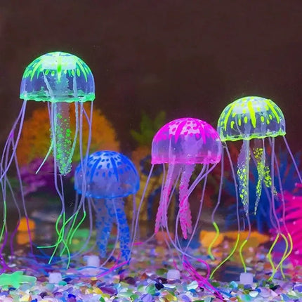 Fish Tank Decor Artificial Luminous Jellyfish Aquarium Decor - Fish Tank Decor - Seven Master - Mad Fly Essentials
