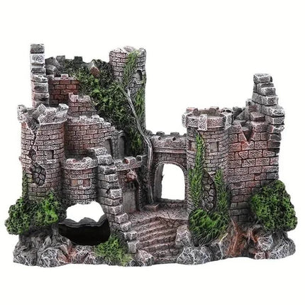 Fish Tank Decor Shipwreck Resin Castle Cave - Fish Tank Decor - Aquarius - Mad Fly Essentials