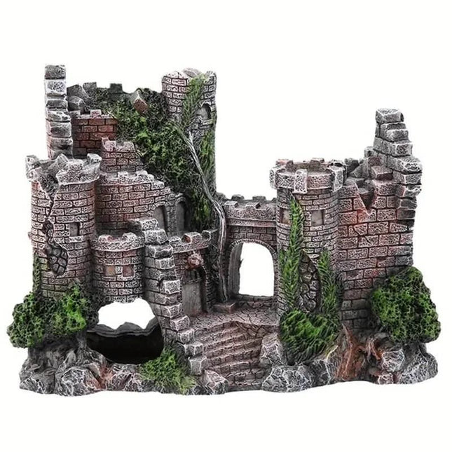 Fish Tank Decor Shipwreck Resin Castle Cave - Fish Tank Decor - Aquarius - Mad Fly Essentials