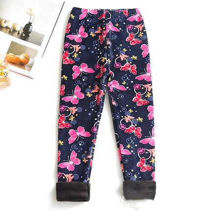 Fitness Leggings Baby Girl Heart Star Velvet Leggings - Fitness Leggings - Sonkpuel - Mad Fly Essentials
