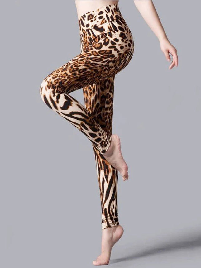 Fitness Leggings Women 3D Leopard Cheetah Leggings - Fitness Leggings - CUHAKCI - Mad Fly Essentials