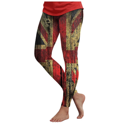 Fitness Leggings Women American Flag Striped Yoga Leggings - Fitness Leggings - Qickitout - Mad Fly Essentials