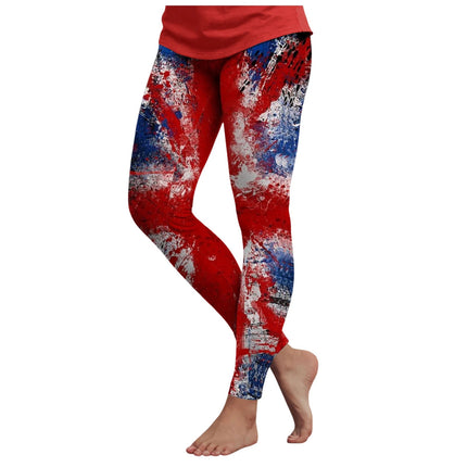 Fitness Leggings Women American Flag Striped Yoga Leggings - Fitness Leggings - Qickitout - Mad Fly Essentials