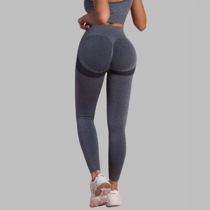 Fitness Leggings Women Pink Seamless Solid Leggings - Fitness Leggings - MODX - Mad Fly Essentials
