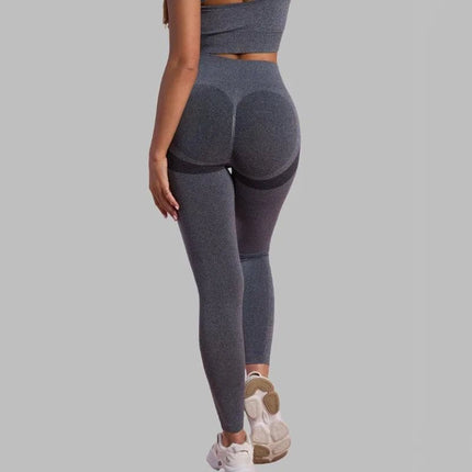 Fitness Leggings Women Pink Seamless Solid Leggings - Fitness Leggings - MODX - Mad Fly Essentials