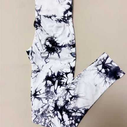 Fitness Leggings Women Seamless Tie Dye Leggings - Fitness Leggings - EJUHAOTI - Mad Fly Essentials