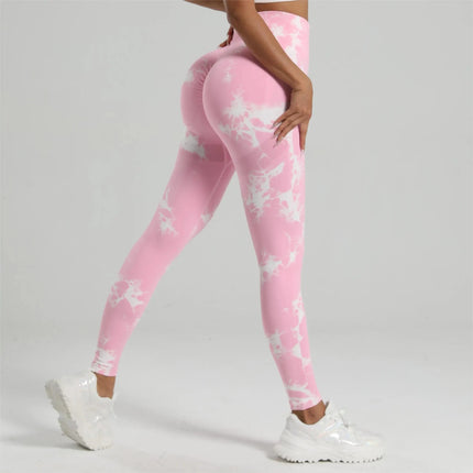 Fitness Leggings Women Seamless Tie Dye Leggings - Fitness Leggings - EJUHAOTI - Mad Fly Essentials
