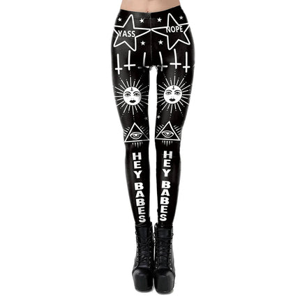 Fitness Leggings Women Slim 3D Steampunk Leggings - Fitness Leggings - You're My Secret - Mad Fly Essentials