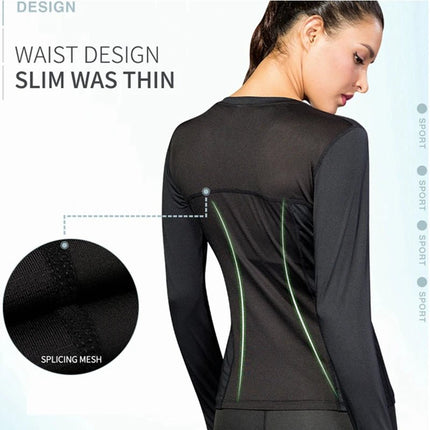 Fitness Top Women Long Winter Compression Tee - Fitness Top - Fitness Essentials - Mad Fly Essentials