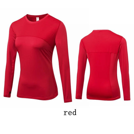 Fitness Top Women Long Winter Compression Tee - Fitness Top - Fitness Essentials - Mad Fly Essentials