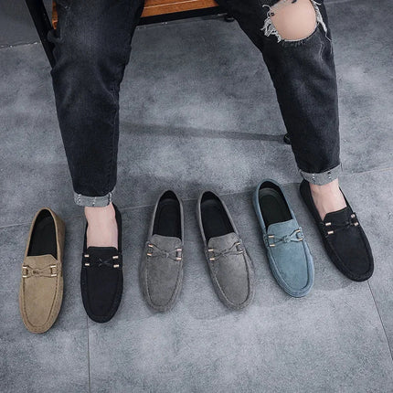 Flats Men Breathable Business Casual Boat Loafers - Flats - Mazefeng - Mad Fly Essentials