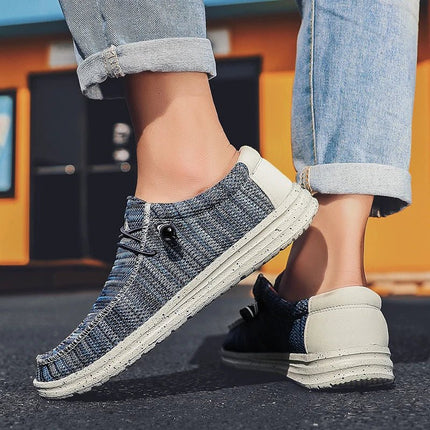 Flats Men Denim Casual Canvas Shoes - Flats - MIXIDELAI - Mad Fly Essentials