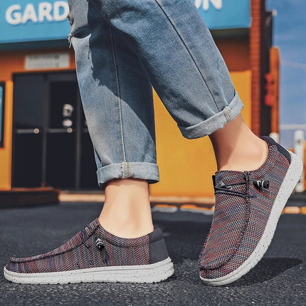 Flats Men Denim Casual Canvas Shoes - Flats - MIXIDELAI - Mad Fly Essentials
