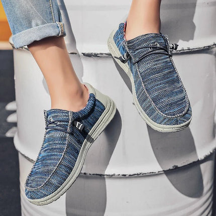 Flats Men Denim Casual Canvas Shoes - Flats - MIXIDELAI - Mad Fly Essentials