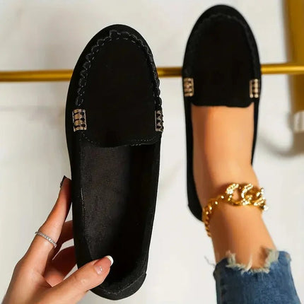Flats Women Spring Cow Hide Denim Shoes - Flats - Johnature - Mad Fly Essentials