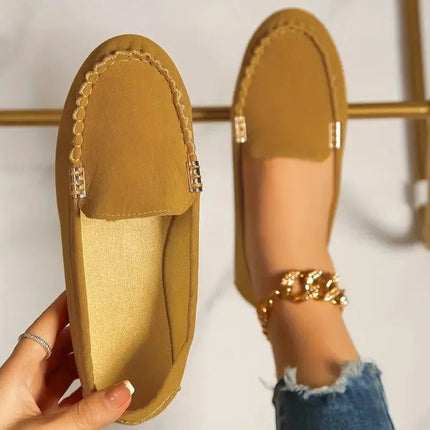 Flats Women Spring Cow Hide Denim Shoes - Flats - Johnature - Mad Fly Essentials