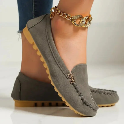 Flats Women Spring Cow Hide Denim Shoes - Flats - Johnature - Mad Fly Essentials