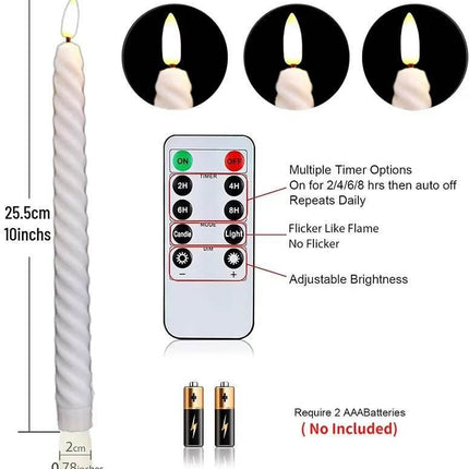 Flickering Wedding LED Candle Light Home Essentials - Home Essentials - Kitchen Essentials - Mad Fly Essentials