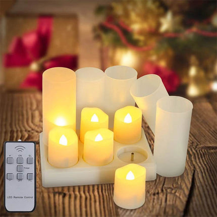 Flickering Wedding LED Candle Tea Light Home Essentials - Home Essentials - Kitchen Essentials - Mad Fly Essentials