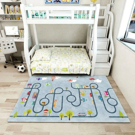 Floor Decor Cartoon Game Kids Room Learning Crawl Mat - Floor Decor - Essential Rugs - Mad Fly Essentials