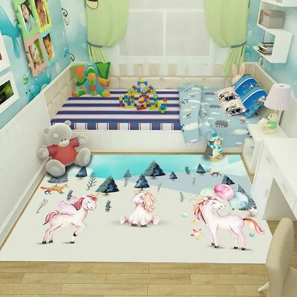 Floor Decor Cartoon Game Kids Room Learning Crawl Mat - Floor Decor - Essential Rugs - Mad Fly Essentials
