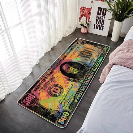 Floor Decor Funny Money Shaped Unique Area Rug - Floor Decor - Retro Rugs - Mad Fly Essentials