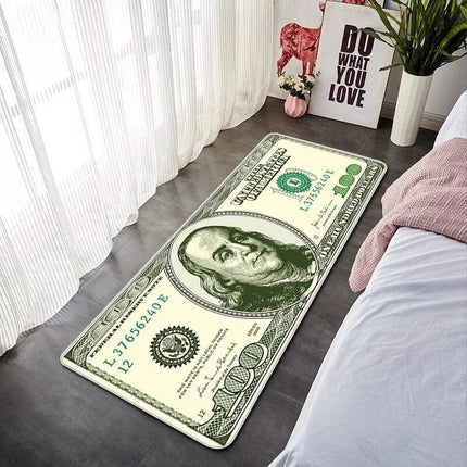 Floor Decor Funny Money Shaped Unique Area Rug - Floor Decor - Retro Rugs - Mad Fly Essentials