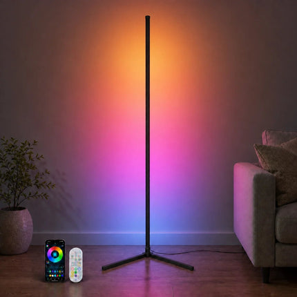 Floor Lamp LED Corner Game Room RGB Lighting - Floor Lamp - Moveon - Mad Fly Essentials