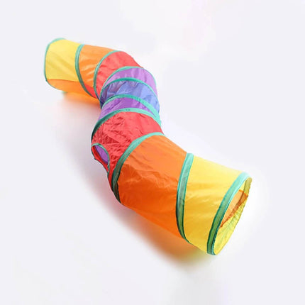 Foldable Cat Tunnel Tube Kitty Training Toy Pet Essentials - Pet Essentials - Pet Essentials - Mad Fly Essentials
