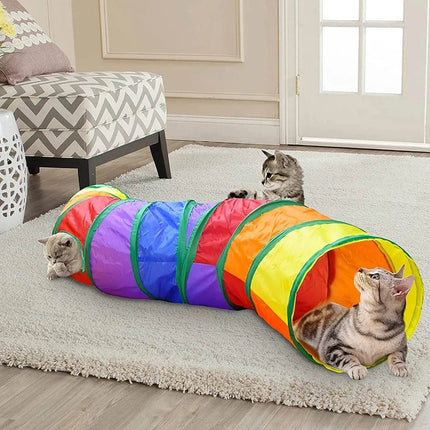 Cat Tunnel Training Toys Pet Essentials - Mad Fly Essentials