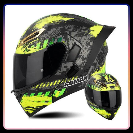 Full Face Pink Purple Motorcycle Helmet - Motorcycle Helmet - ORZ Helmets - Mad Fly Essentials