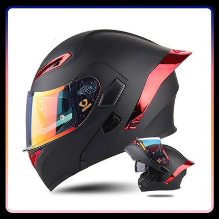 Full Face Pink Purple Motorcycle Helmet - Motorcycle Helmet - ORZ Helmets - Mad Fly Essentials