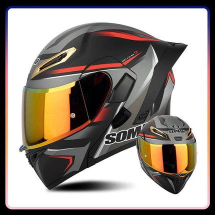 Full Face Pink Purple Motorcycle Helmet - Motorcycle Helmet - ORZ Helmets - Mad Fly Essentials