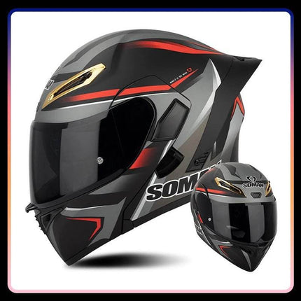 Full Face Pink Purple Motorcycle Helmet - Motorcycle Helmet - ORZ Helmets - Mad Fly Essentials