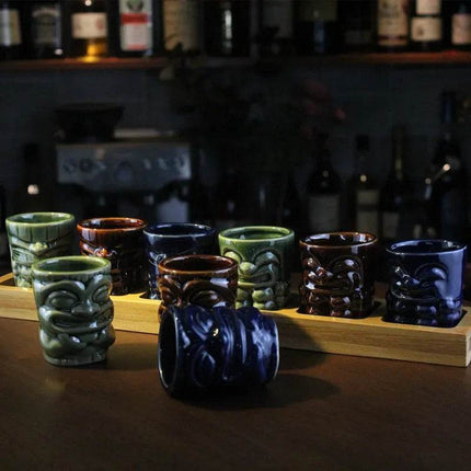 Funny 60mL Tiki Mug Bar Tools Shot Glass Kitchen Essentials - Kitchen Essentials - PartyCups - Mad Fly Essentials