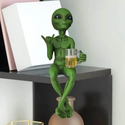 Funny Alien Figurine Desktop Home Decor - Mad Fly Essentials