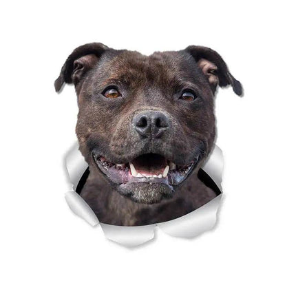 Funny Animal Bulldog Retriever 3D Wall Sticker - 3D Wall Sticker - HonC - Mad Fly Essentials