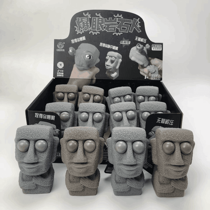 Funny Easter Squeezing Blowout Rock Man Fidget Activity Toys - Activity Toys - TeyToy - Mad Fly Essentials