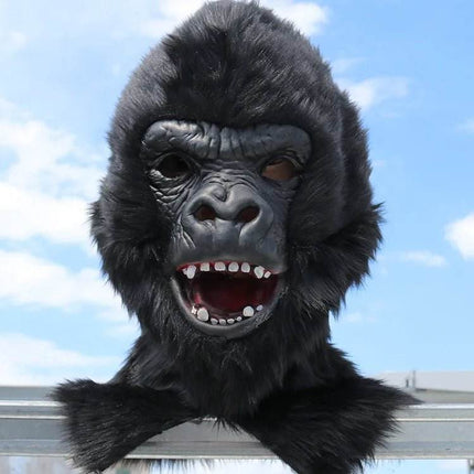 Funny Gorilla Chimp Monkey Costume Mask - Costume Mask - Cavalaria Costumes - Mad Fly Essentials