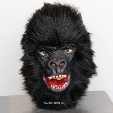 Funny Gorilla Chimp Monkey Costume Mask - Costume Mask - Cavalaria Costumes - Mad Fly Essentials