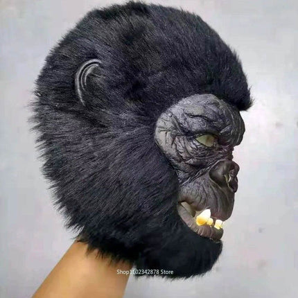 Funny Gorilla Chimp Monkey Costume Mask - Costume Mask - Cavalaria Costumes - Mad Fly Essentials