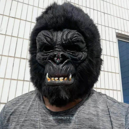 Funny Gorilla Chimp Monkey Costume Mask - Costume Mask - Cavalaria Costumes - Mad Fly Essentials