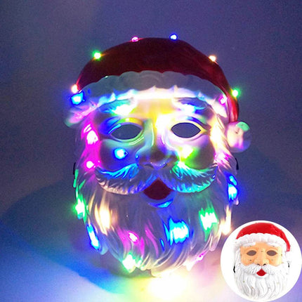 Funny Halloween Half Face Neon Mask - Mad Fly Essentials