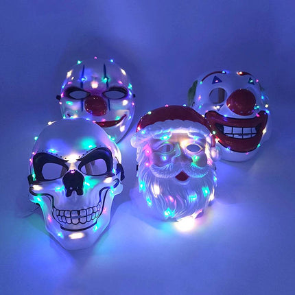 Funny Halloween Neon Costume Mask - Mad Fly Essentials
