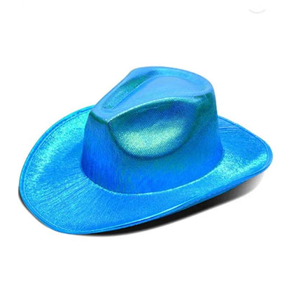 Funny LED Pearlescent Cowboy Costume Hat Party Essentials - Party Essentials - LEDIT - Mad Fly Essentials