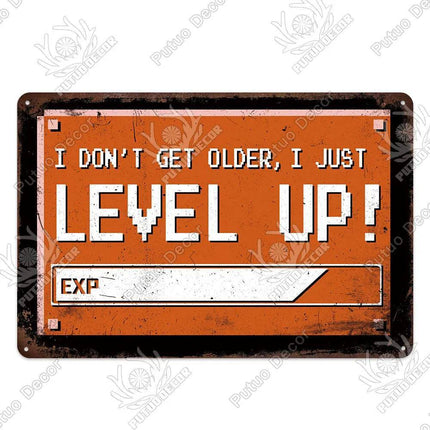 Funny Nostalgia Game Room Sign Decor - Sign Decor - Putuo Decor - Mad Fly Essentials