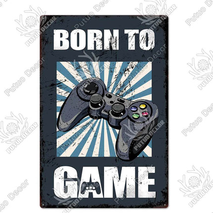 Funny Nostalgia Game Room Sign Decor - Sign Decor - Putuo Decor - Mad Fly Essentials