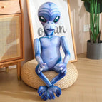 blue alien ad